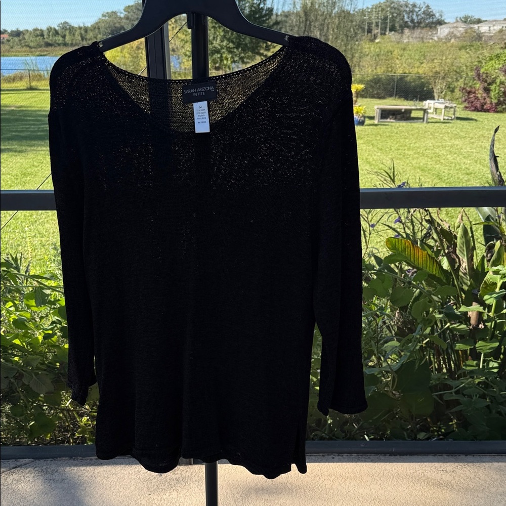 Women's Black Sweater - Crew Neck